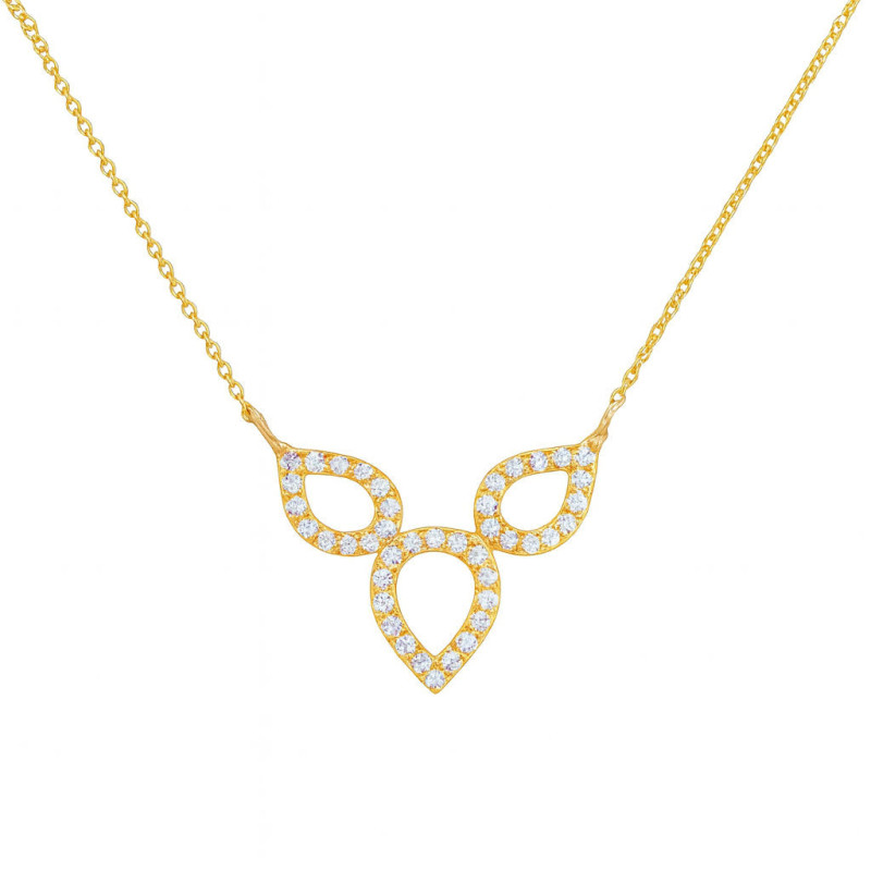 Κολιέ δάκρυ Χρυσό 14 καρατίων