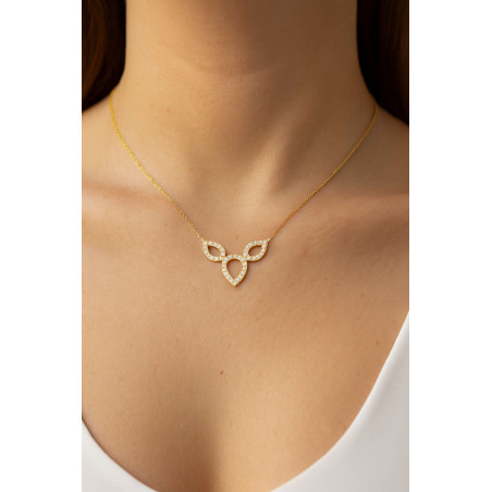 Κολιέ δάκρυ Χρυσό 14 καρατίων