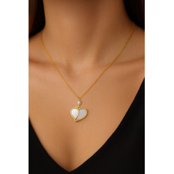 Κολιέ καρδιά Χρυσό 14 καρατίων