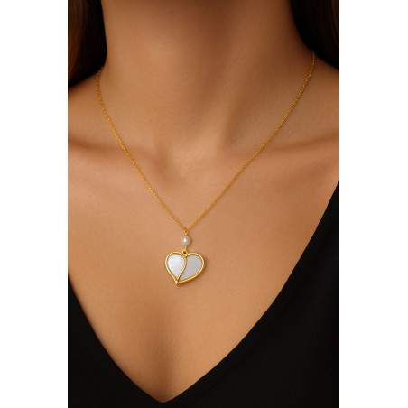 Κολιέ καρδιά Χρυσό 14 καρατίων