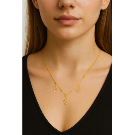 Κολιέ καρδούλες Χρυσό 14 καρατίων