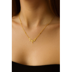 Κολιέ Κουνουπάκι Χρυσό 14 καρατίων