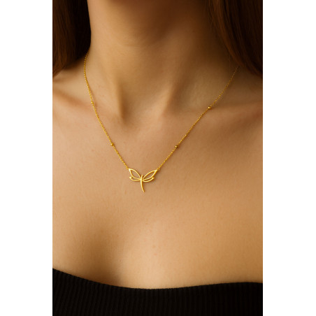 Κολιέ Κουνουπάκι Χρυσό 14 καρατίων