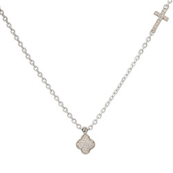 Κολιέ λευκόχρυσο 14 καρατίων