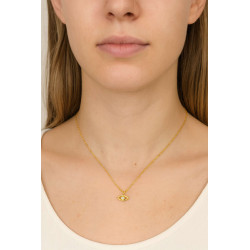 Κολιέ ματάκι Triantos χρυσό 9 καρατίων