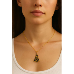 Κολιέ με λουλουδάκια Χρυσό 14 καρατίων