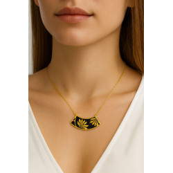 Κολιέ με λουλουδάκια Χρυσό 14 καρατίων