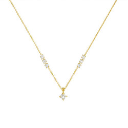 Κολιέ μονόπετρο Χρυσό 14 καρατίων