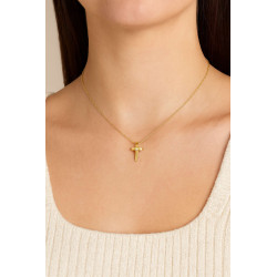 Κολιέ Σταυρουδάκι Triantos χρυσό 9 καρατίων