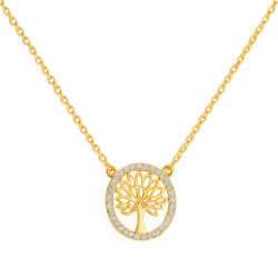 Κολιέ δέντρο της ζωής χρυσό 14 καρατίων