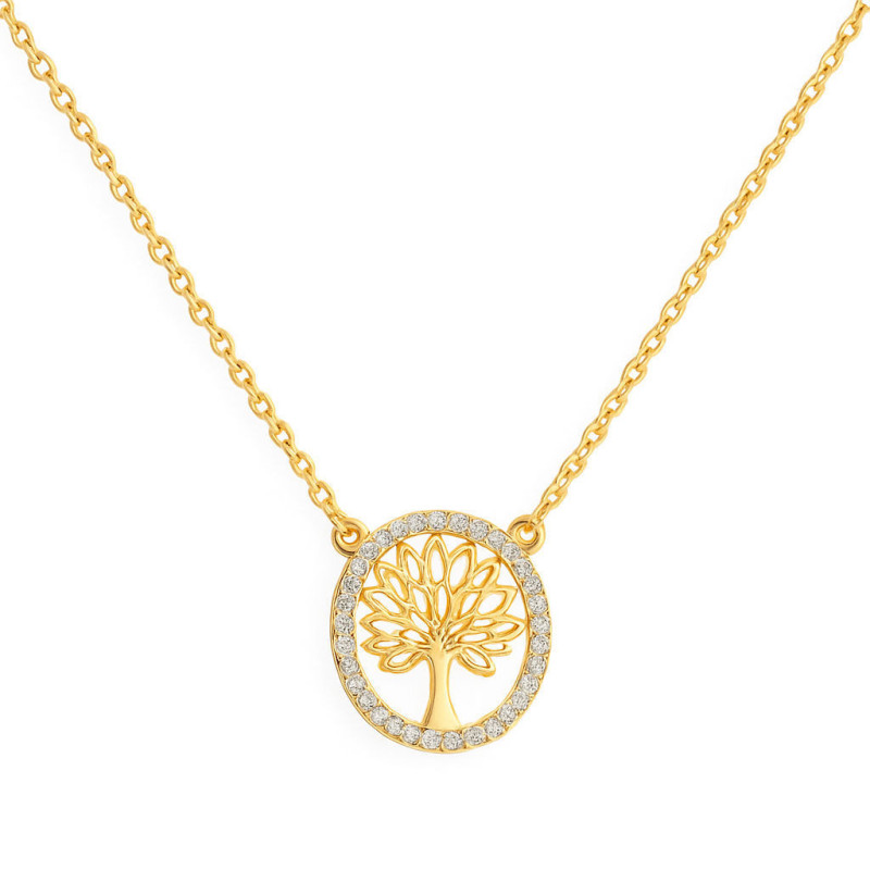 Κολιέ δέντρο της ζωής χρυσό 14 καρατίων