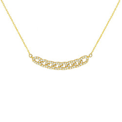 Κολιέ χρυσό 14 καρατίων αλυσίδα