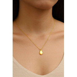 Κολιέ χρυσό 14 καρατίων δάκρυ