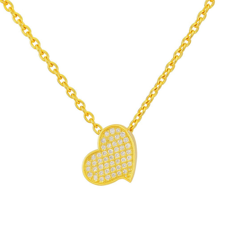 Κολιέ Χρυσό 9 καρατίων καρδούλα