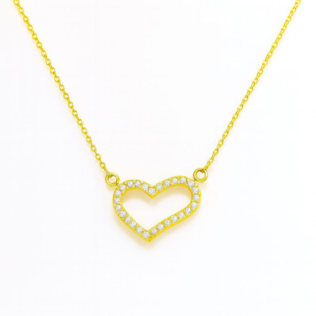 Κολιέ Χρυσό 9 καρατίων καρδούλα