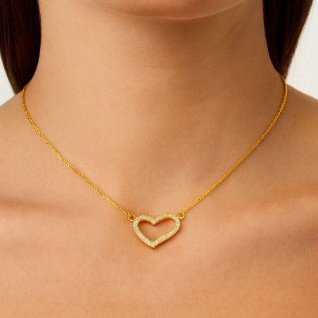 Κολιέ Χρυσό 9 καρατίων καρδούλα