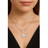 Κολιέ λευκόχρυσο 14 καρατίων