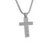 Σταυρός από ανοξείδωτο ατσάλι με αλυσίδα