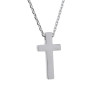 Σταυρός από ανοξείδωτο ατσάλι με αλυσίδα