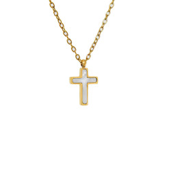 Σταυρός από ανοξείδωτο ατσάλι με αλυσίδα