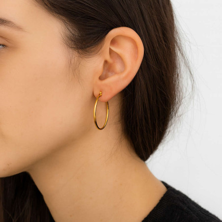 Σκουλαρίκια Κρίκοι από Χρυσό 9 Καρατίων