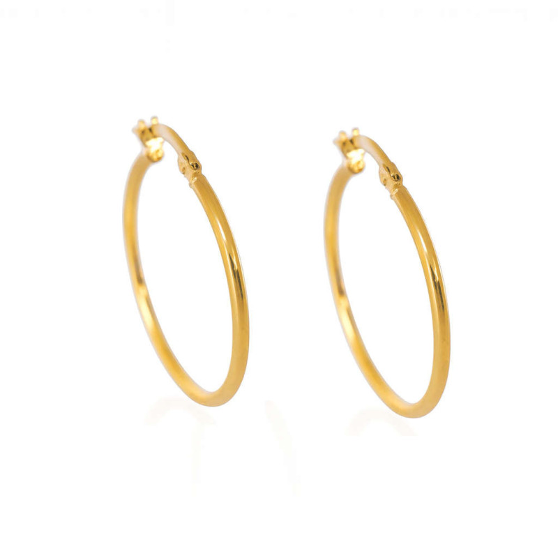 Σκουλαρίκια Κρίκοι από Χρυσό 9 Καρατίων