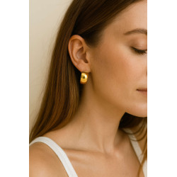 Σκουλαρίκια Κρίκοι από Χρυσό 9 Καρατίων