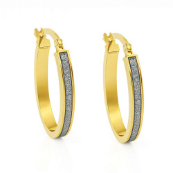 Σκουλαρίκια Κρίκοι από Χρυσό 9 Καρατίων