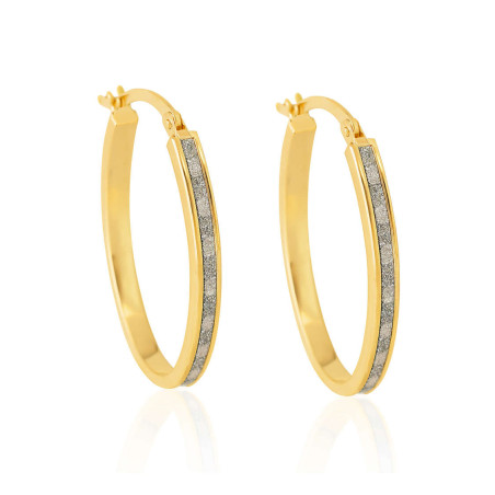 Σκουλαρίκια Κρίκοι από Χρυσό 9 Καρατίων