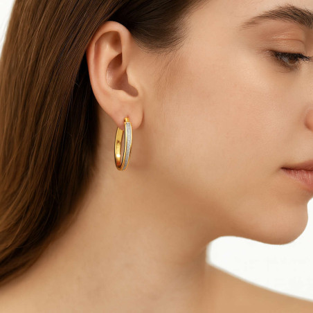 Σκουλαρίκια Κρίκοι από Χρυσό 9 Καρατίων