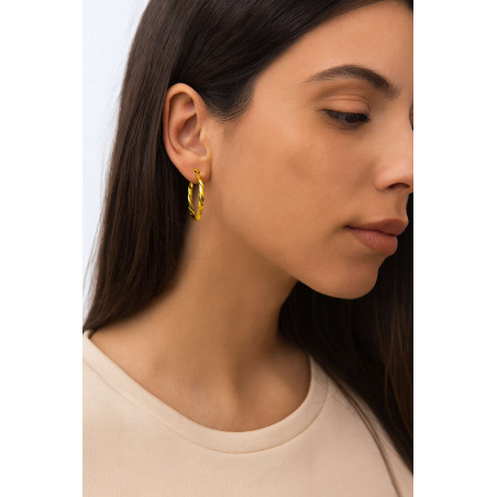 Σκουλαρίκια Κρίκοι από Χρυσό 9 Καρατίων