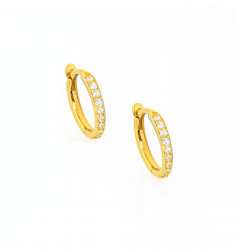 Σκουλαρίκια Κρίκοι από Χρυσό 9 Καρατίων