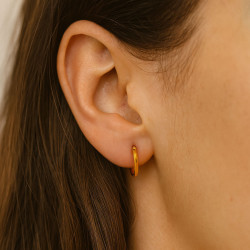 Σκουλαρίκια Κρίκοι από Χρυσό 9 Καρατίων