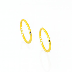 Σκουλαρίκια Κρίκοι από χρυσο 9 Καρατίων