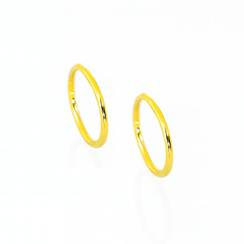 Σκουλαρίκια Κρίκοι από χρυσο 9 Καρατίων