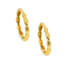 Σκουλαρίκια Κρίκοι από χρυσο 9 Καρατίων