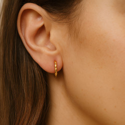 Σκουλαρίκια Κρίκοι από χρυσο 9 Καρατίων