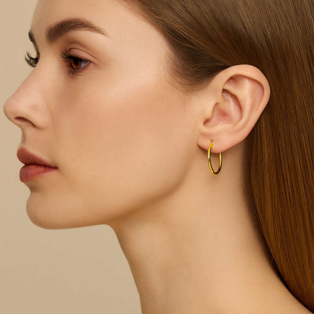 Σκουλαρίκια Κρίκοι από χρυσο 9 Καρατίων