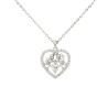 Κολιέ καρδιά από ασήμι 925 SILVENZA