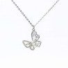 Κολιέ πεταλούδα από ασήμι 925 SILVENZA