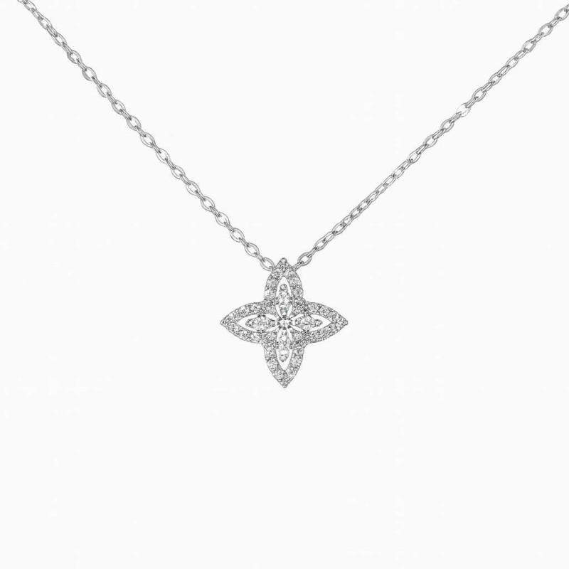 Κολιέ αστέρι από ασήμι 925 SILVENZA