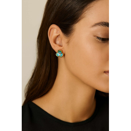 Σκουλαρίκια λουλούδι από ασήμι 925 SILVENZA