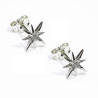 Σκουλαρίκια αστέρι από ασήμι 925 SILVENZA