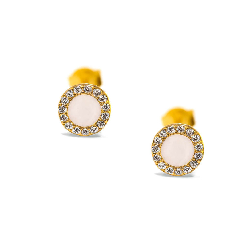 Σκουλαρίκια κύκλος από ασήμι 925 SILVENZA