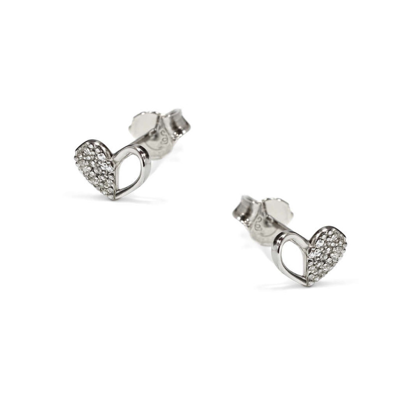 Σκουλαρίκια καρδούλα από ασήμι 925 SILVENZA