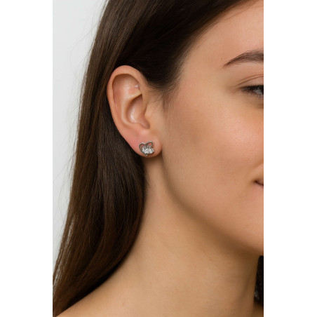 Σκουλαρίκια καρδούλα από ασήμι 925 SILVENZA