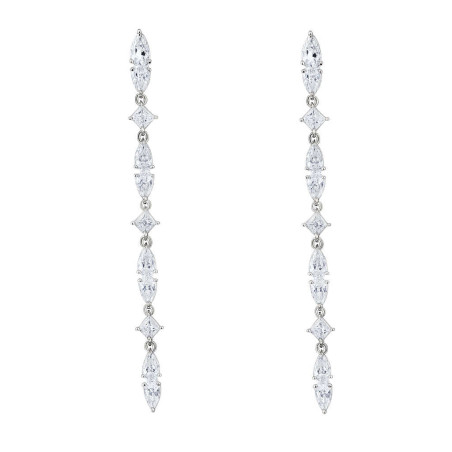 Σκουλαρίκια κρεμαστό από ασήμι 925 SILVENZA