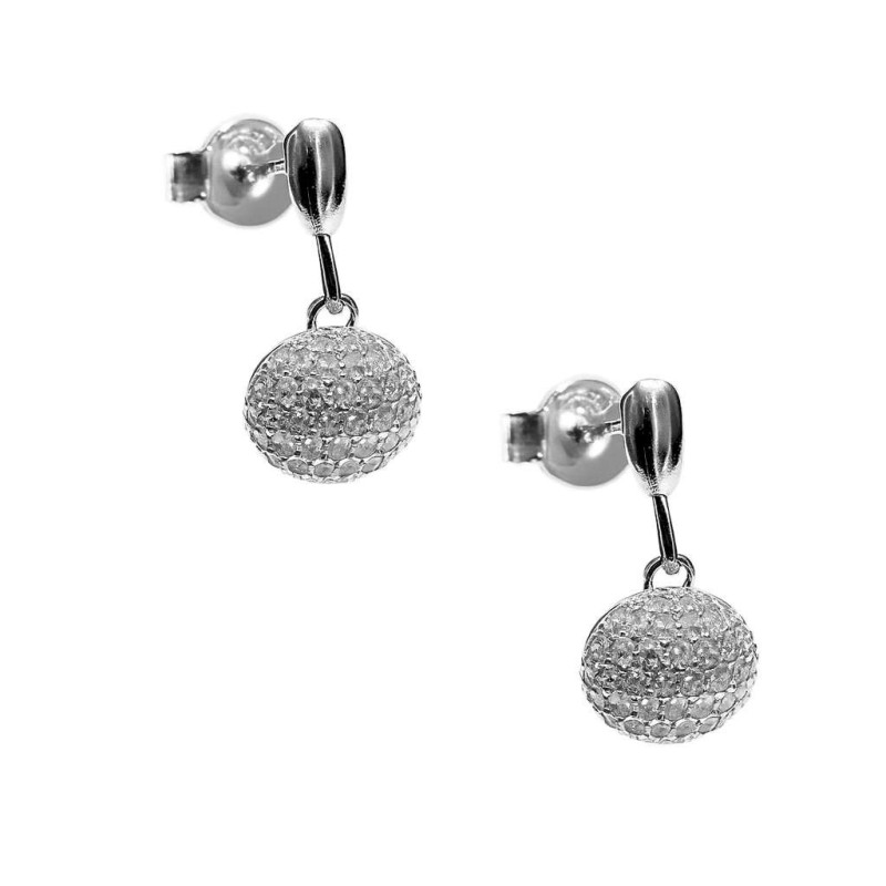 Σκουλαρίκια κρεμαστό από ασήμι 925 SILVENZA