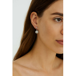 Σκουλαρίκια κρεμαστό από ασήμι 925 SILVENZA