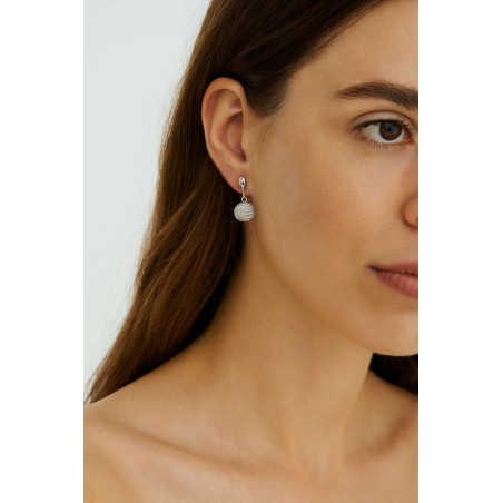 Σκουλαρίκια κρεμαστό από ασήμι 925 SILVENZA